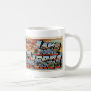 Grüße von Lake George NY Coffee Postkarten Tasse