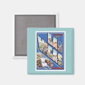 Grüße von Las Vegas Magnet (Vorderseite/Rückseite)
