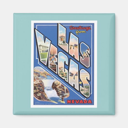 Grüße von Las Vegas Magnet (Vorne)