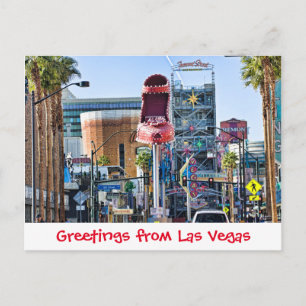Grüße von Las Vegas Postkarte
