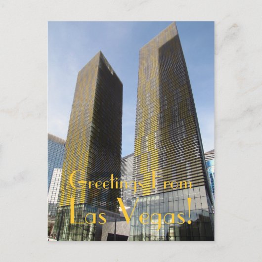 Grüße von Las Vegas! Postkarte (Vorderseite)