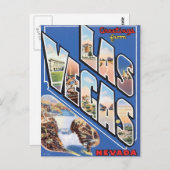 Grüße von Las Vegas Postkarte (Vorne/Hinten)