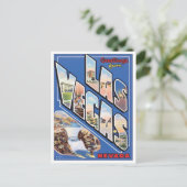 Grüße von Las Vegas Postkarte (Stehend Vorderseite)