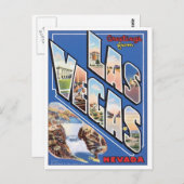 Grüße von Las Vegas Postkarte (Vorne/Hinten)