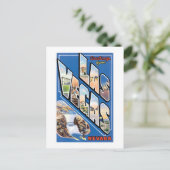 Grüße von Las Vegas! Postkarte (Stehend Vorderseite)