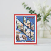 Grüße von Las Vegas Postkarte (Stehend Vorderseite)