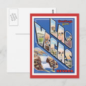 Grüße von Las Vegas Postkarte (Vorne/Hinten)