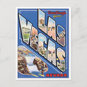 Grüße von Las Vegas Postkarte