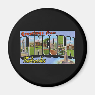Grüße von Lincoln Nebraska Magnet