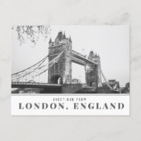 Grüße von London Tower Bridge Postcard