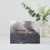 Grüße von LOVELY Pittsburgh Postkarte (Stehend Vorderseite)