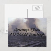 Grüße von LOVELY Pittsburgh Postkarte (Vorne/Hinten)