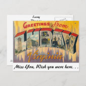 Grüße von Luray, Virginia Postkarte (Vorne/Hinten)