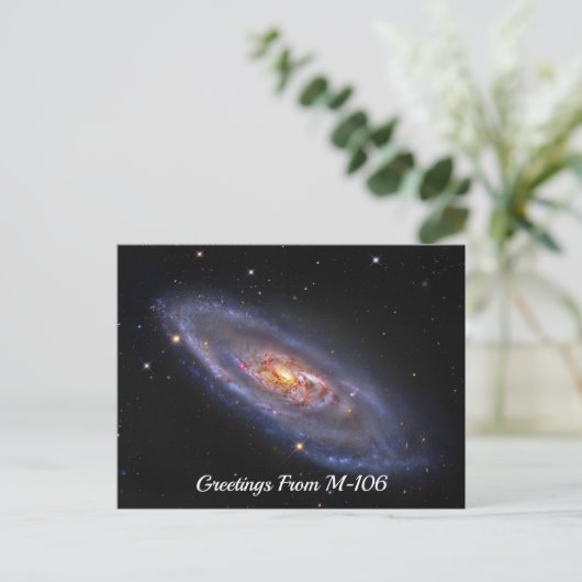 Grüße von M-106 Postkarte (Stehend Vorderseite)