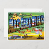 Grüße von Mac Dill Field, Tampa, Florida Postkarte (Vorne/Hinten)