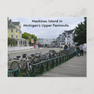 Grüße von Mackinac Island. Postkarte
