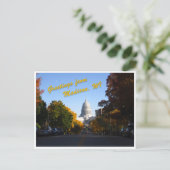 Grüße von Madison, WI Postkarte (Stehend Vorderseite)