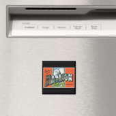Grüße von Madison, Wisconsin! Magnet (In Situ (Geschirrspüler))