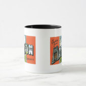 Grüße von Madison, Wisconsin! Tasse (Zentrum)