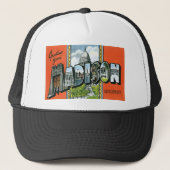 Grüße von Madison, Wisconsin! Truckerkappe (Vorderseite)