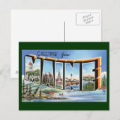 Grüße von Maine Postkarte (Vorne/Hinten)