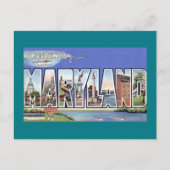 Grüße von Maryland Postkarte (Vorderseite)