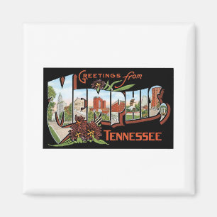 Grüße von Memphis, Tennessee Magnet