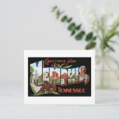 Grüße von Memphis, Tennessee! Postkarte (Stehend Vorderseite)