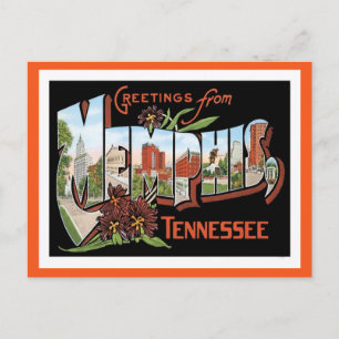 Grüße von Memphis Tennessee US City Postkarte
