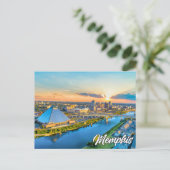 Grüße von Memphis, Tennessee, USA Postkarte (Stehend Vorderseite)