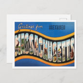 Grüße von Methuen, Massachusetts Travel Postkarte (Vorne/Hinten)