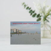Grüße von Miami Beach Postkarte (Stehend Vorderseite)