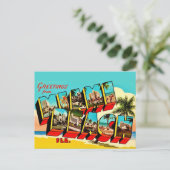 Grüße von Miami Beach Postkarte (Stehend Vorderseite)