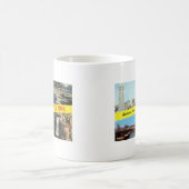 Grüße von Minneapolis-fünfziger Jahren Kaffeetasse (Mittel)