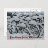Grüße von Minnesota Postkarte (Vorne/Hinten)
