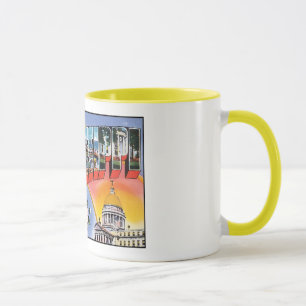 Grüße von Mississippi Vintage Postkarten-Tasse Tasse
