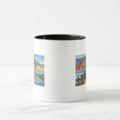 Grüße von mit Landschaftlicher Aussicht Tasse (Zentrum)