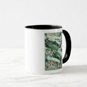 Grüße von mit Landschaftlicher Aussicht Tasse (VorderseiteRechts)