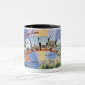 Grüße von Montana! Tasse (Zentrum)