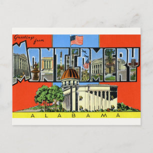 Grüße von Montgomery, AL Postcard Postkarte