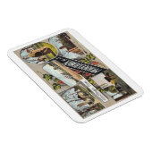 Grüße von Morristown NJ Vintage Style Magnet (Rechte Seite)