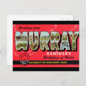 Grüße von Murray Kentucky Travel Postcard Postkarte (Vorne/Hinten)