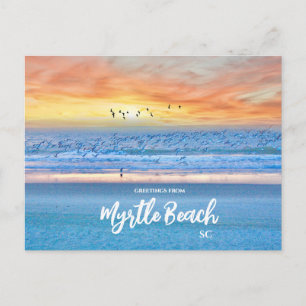 Grüße von Myrtle Beach, SC Reise-Postkarte Postkarte