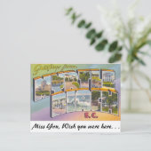 Grüße von Myrtle Beach, South Carolina Postkarte (Stehend Vorderseite)