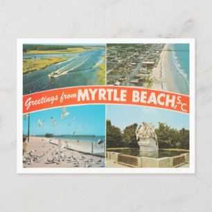 Grüße von Myrtle Beach, South Carolina Reise Postkarte