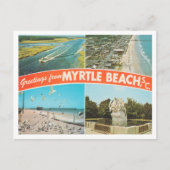 Grüße von Myrtle Beach, South Carolina Travel Postkarte (Vorderseite)
