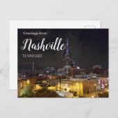 Grüße von Nashville Tennessee Postcard Postkarte (Vorne/Hinten)