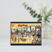 Grüße von Nevada Vintag Postcard Postkarte (Stehend Vorderseite)