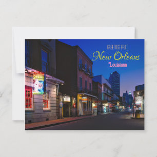 Grüße von New Orleans Louisiana Postcard Postkarte