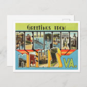 Grüße von News, Virginia Travel Postkarte (Vorne/Hinten)